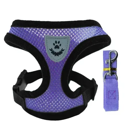 Pettorina regolabile in rete per cani S/M/L/XL di PawParty Store_voghion.com