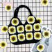 2022 Pure Random Mixed Color Patchwork Women's Hand Crochet Flower Tote Bag_voghion.com