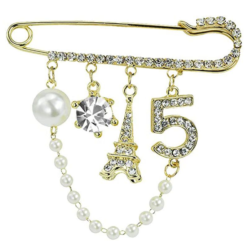 Multiple styles of Korean East Gate tassels, pearl flowers, chest flower, 5-line chain, Baroque trench coat, brooch,_voghion.com
