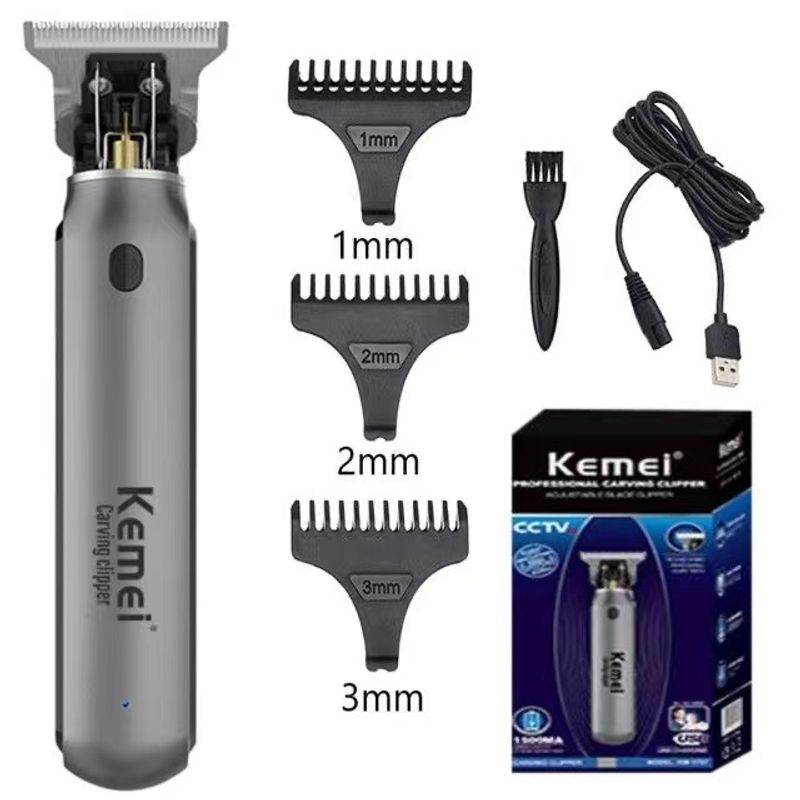 Rasoir électrique sculptant tondeuse à cheveux tondeuse électrique tondeuse à cheveux chauve outil couper vos propres cheveux spécial fader électrique 2024_voghion.com