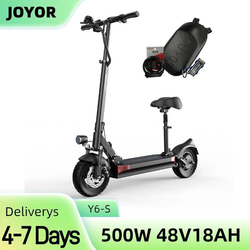 JOYOR Y6-S 10" Folding Electric Scooter 500W Motor 48V 18Ah Battery_voghion.com