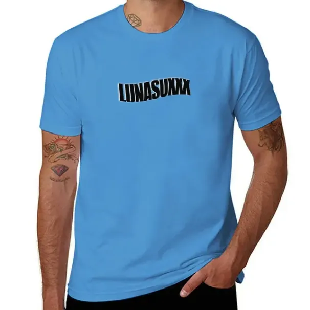 lunasuxxx sticker T-Shirt plus sizes kawaii oversizeds tops men clothes_voghion.com