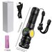Cross-Border New White Laser Strong Flashlight Digital Display Multi-Function Side Portable Outdoor Emergency Light_voghion.com