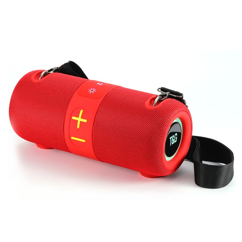 New TG672 war drum wireless Bluetooth outdoor handheld card insertion subwoofer TWS square dance gift speaker_voghion.com