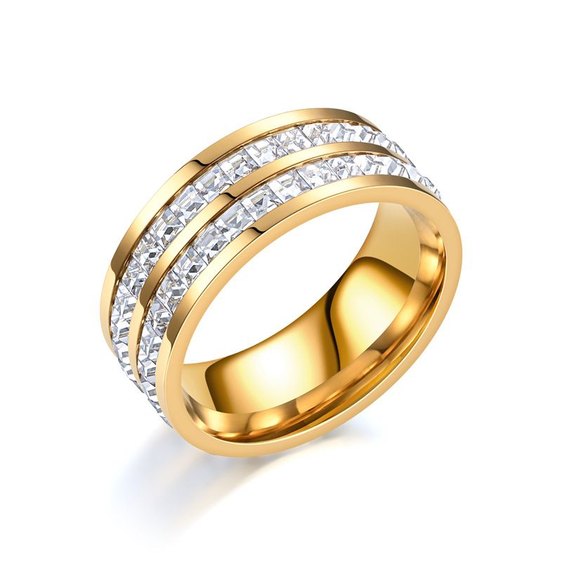 Rings for Women Girls Fashion Luxury Jewelry Gift Cubic Zirconia Diamond Wedding Couples Rings Anti-allergy Non Tarnish Comfort Fit Size 5 to 11_voghion.com