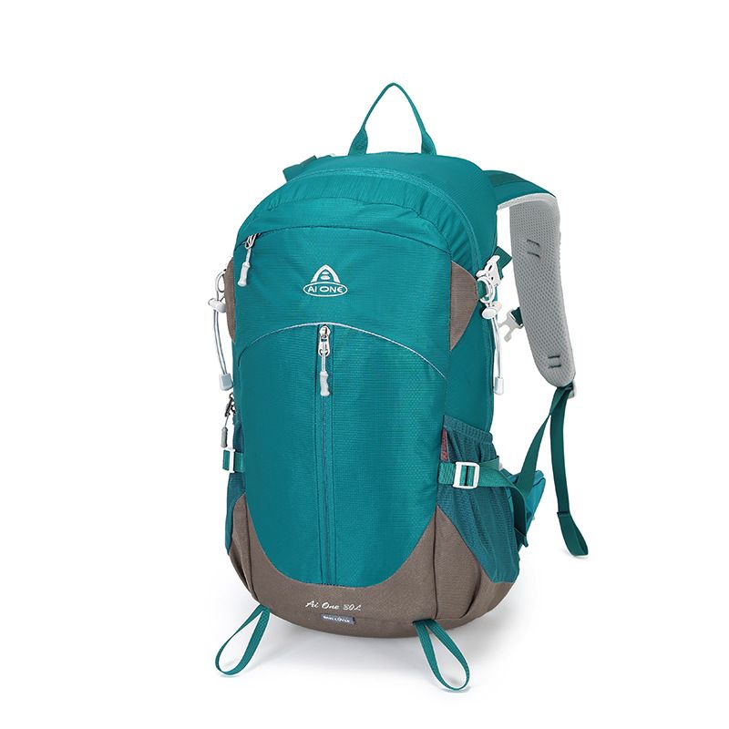 Climbing Bags Wear Resistant Nylon Outdoor Water Repellent Men And Women 30 Liters Backpack For Mountaineering Hiking Travel And Camping_voghion.com