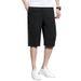 Men's Clothing Men's Casual 6 Point Shorts Summer Shorts Trend Summer Loose Outer Wear Plus Size Half Length Cropped Pants_voghion.com