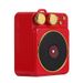 Mao Shan Wang Record Player T10 Bluetooth Speaker Portable Wireless Speaker Retro Wood Grain Creative Small Speaker FM Gift_voghion.com