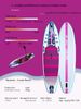 Tavola da surf gonfiabile SUP da viaggio portatile NEZHA SURF 320*82cm Stand-Up Paddle Board_voghion.com