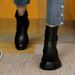 Retro Boots For Women Autumn Winter Women's Shoes Leather Casual Flat Ankle Boots Female Platform Short Boots_voghion.com