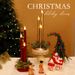 Elegant LED Christmas Candles – Set Of 3 Flameless Wax Candles With Warm Glow (Battery Operated, Safe Holiday Decor For Table & Mantel)_voghion.com