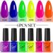Nail Glue Popular Solid Color Nail Polish Glitter Set Nail Polish New Product 6 Bottles Set_voghion.com