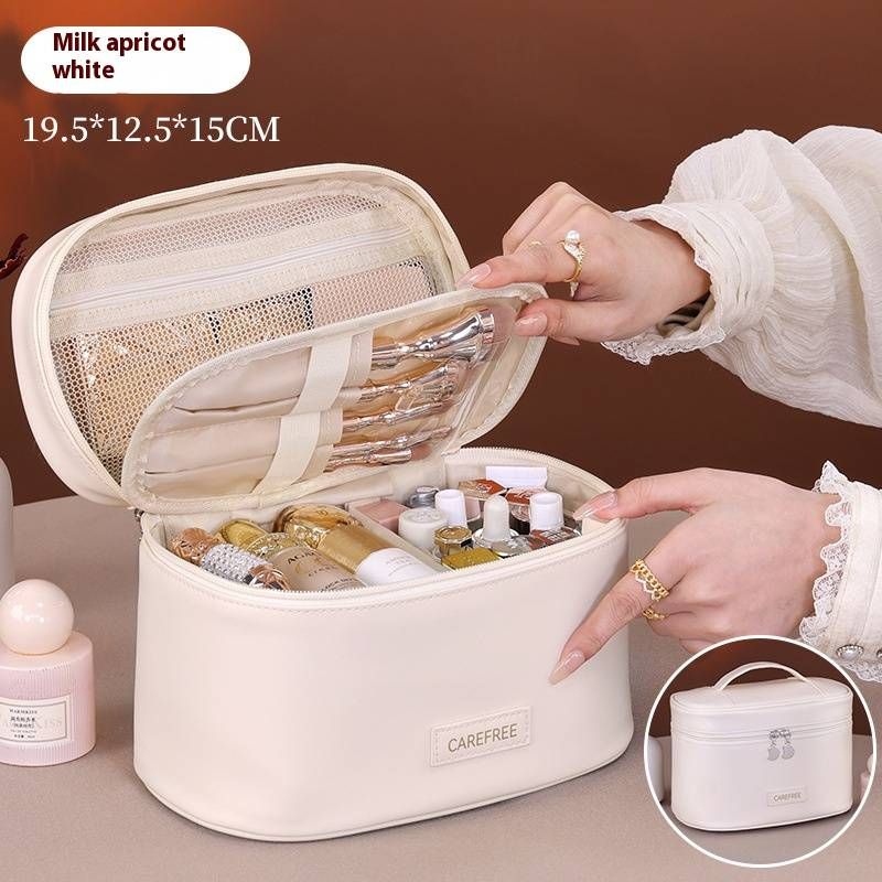 Makeup Tools & Accessories New Product Oval Dream Cosmetic Bag High Grade Travel Portable Multi Functional Hand Held PU Cosmetic Storage Bag_voghion.com