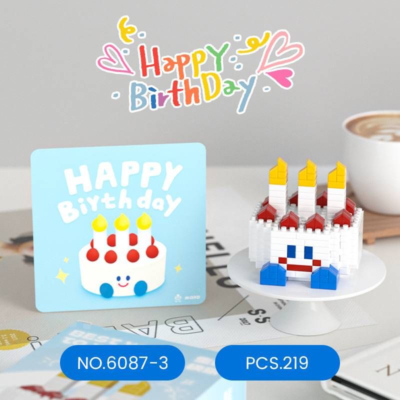 Multiple Color Options New Birthday Gift Cake Novelty Tiny Particle Building Blocks Boys And Girls Lego Toys Holiday Gift Choice_voghion.com
