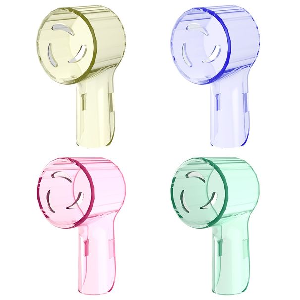 4 Pcs Toothbrush Head Dustproof Cover Caps Compatible With Oral B Electric Toothbrush Heads, Brush Head Protectors For IO Series Electric Toothbrushes_voghion.com