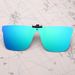 2022 New Dazzling Color Polarized Aviator Prescription Sunglasses One-piece Large Frame Flip-up Clip-on Glasses_voghion.com