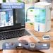 4-IN-1 Tragbare Klimaanlage Mini-Lüfter Kühler Luftkühler USB-Klimaanlage 3-Gang-Luftkühlungsventilator für das Home Office_voghion.com