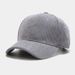 Autumn Corduroy Plain Baseball for Men Women Daily Casual Outdoor Cricket Cap Unisex Snapback_voghion.com