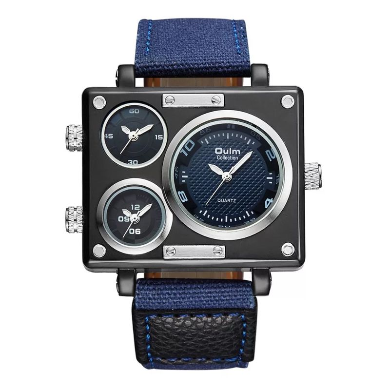 New master design canvas outdoor leisure watch men's three movement men's sports watch_voghion.com