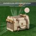 Pet Carrier Bag For Small Dogs And Cats, Lightweight Shoulder Tote With Breathable Design, Spacious Interior For Travel, Vintage Brown_voghion.com