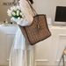 Women Straw Handbag Hollow Out Tassel Shoulder with Short Handle Solid Color Woven Bag for Female Girls_voghion.com
