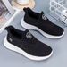 Walking Shoes For Women Arch Support Comfort Lightweight Slip On Sneakers With Memory Foam_voghion.com