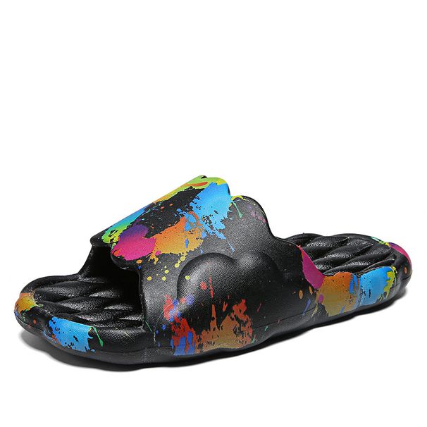 Tofflor Dam Sliders Herr Sandaler Öppen tå Kudde Strandtofflor för sommar Mjukt skum Sliders Tofflor för inomhus utomhus_voghion.com