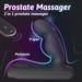 Massaggiatore vibrante in silicone con telecomando wireless per la prostata_voghion.com