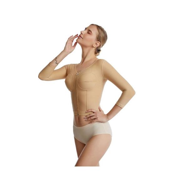 Intimo modellante dopo l'intervento chirurgico per sostenere il petto, braccia sottili, modellante dopo l'intervento chirurgico, vita addominale, modellante_voghion.com