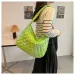 Fashion Laser Multi-color Diamond Pattern Shoulder Cotton Pad Handbag Messenger Bag 240827_voghion.com