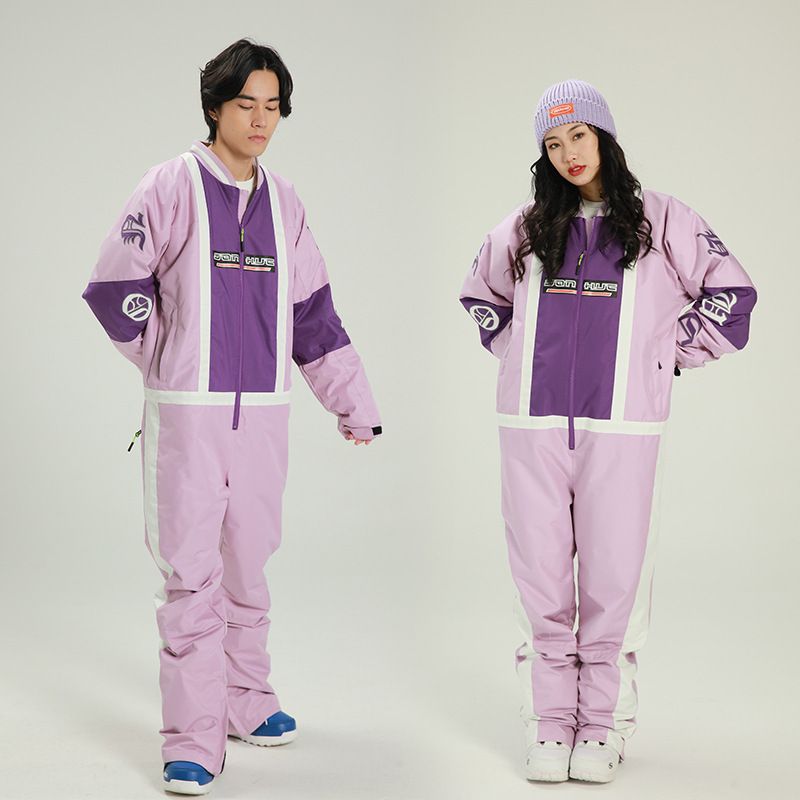  Men's Clothing Suit One Piece Ski Suit Windproof Waterproof Warm Single Board Double Board Ski Suit_voghion.com