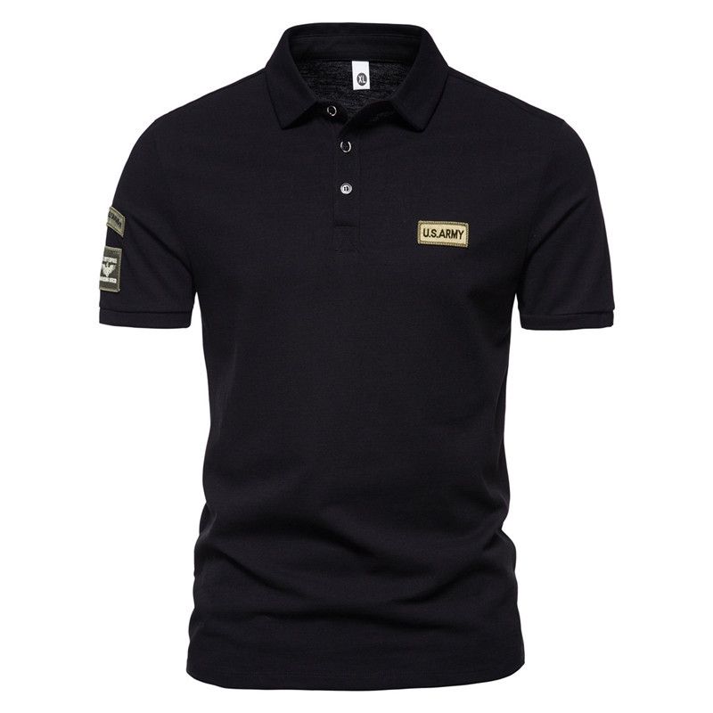 Men's outdoor short-sleeved lapel T-shirt Polo shirt_voghion.com