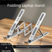 Aluminum Alloy Cooling Heightening Gaming Laptop Universal Foldable Convenient Stand Multi-Angle Adjustable_voghion.com