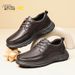 German Camel Dynamic Men's Four Seasons Comfortable Casual Genuine Leather Soft Sole Cowhide Business Middle-aged Dad_voghion.com