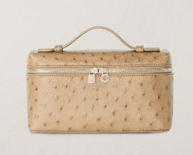 Γυναικεία τσάντα φαγητού LP με σχέδιο στρουθοκαμήλου, γνήσιο δέρμα, 2024, νέα, ευέλικτη και απλή, με έναν ώμο_voghion.com