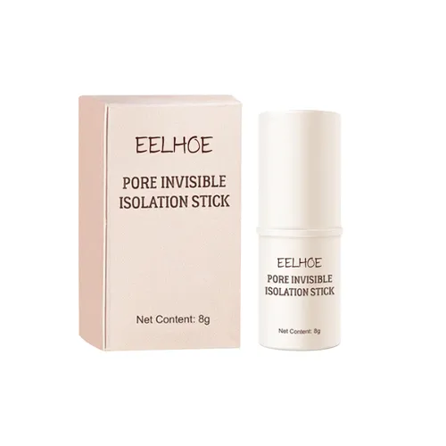 EELHOE Pore Spacer Stick puede hidratar uniformemente el color de la piel de los poros invisibles, corrector de imperfecciones, resistente al agua y sudor._voghion.com