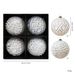 Mini Fir Christmas Tree With Berry Ornaments – 10cm Tabletop Holiday Decor In Black Gold, White Gold, Red & Green (Set Of 4)_voghion.com