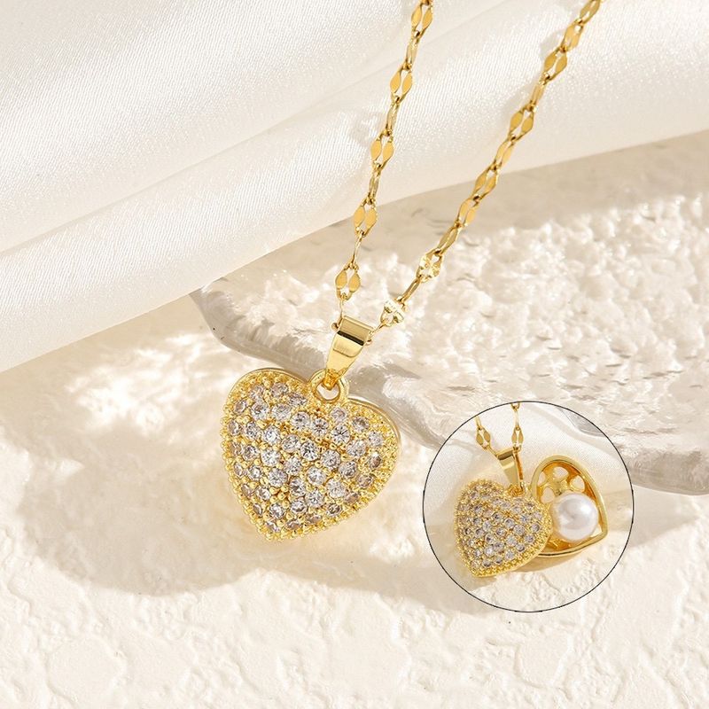 Collana lunga con ciondolo a forma di luna, catena per clavicola di alta qualità, versatile, con perle e strass_voghion.com