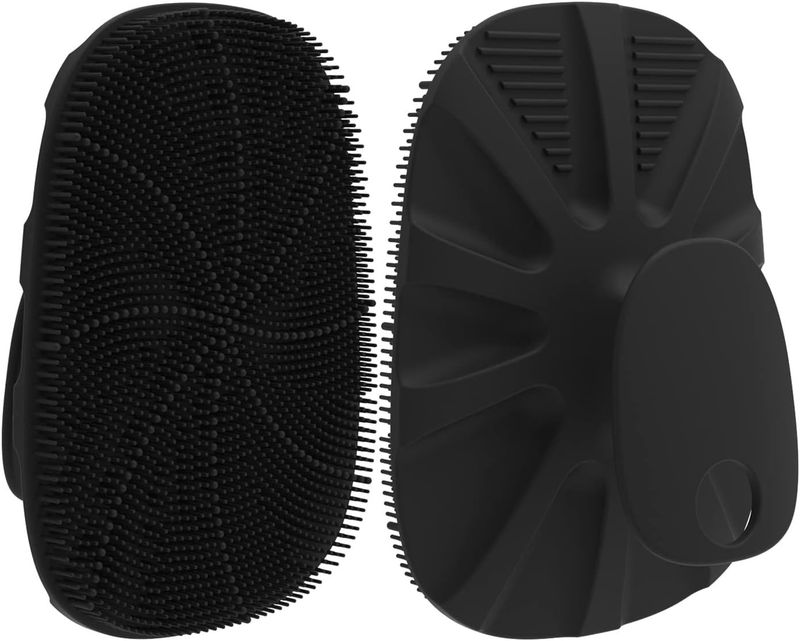 HieerBus Silikon-Gesichtsschrubber, Gesichtsreinigungsbürste Silikon-Gesichtswaschbürste_voghion.com