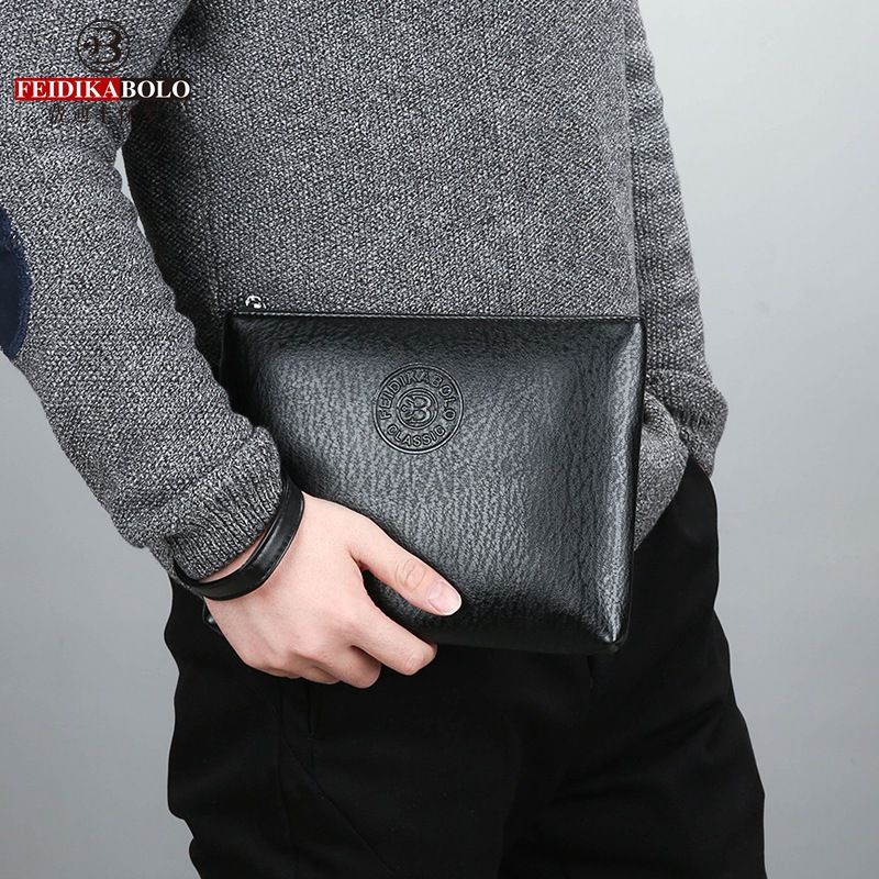 2025 Nieuwe heren clutch met grote capaciteit – Hoogwaardige modieuze zakelijke handtas, trendy werktas, stijlvolle herenportemonnee_voghion.com