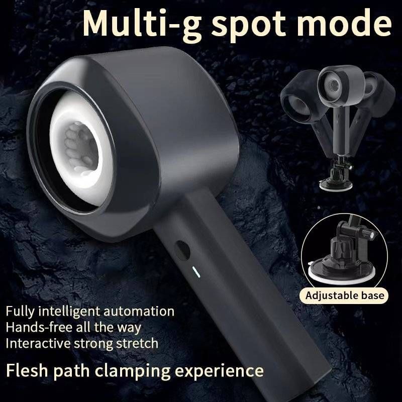 Sèche-cheveux en forme de tasse d'avion, appareil de pétrissage électrique intelligent de deuxième génération pour homme_voghion.com