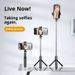 S03/S05 Bluetooth Selfie Stick Tripod - Foldable Stainless Steel, Compatible With IPhone/Android, TikTok & Live Streaming_voghion.com