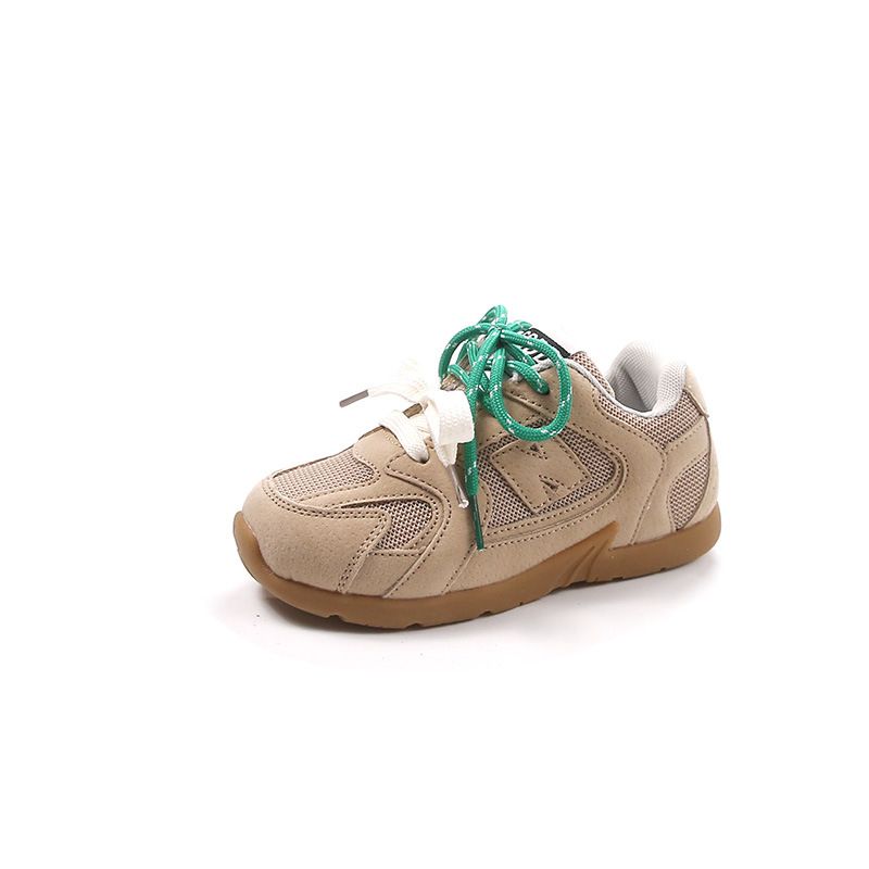 Kids' shoes trendy children's sports shoes 2024 autumn new boys and girls running shoes for middle and large children retro dad shoes_voghion.com
