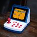 A6P Classic Retro Game Console For Kids & Adults - Portable Mini Gaming System With Tetris, 2-Player Mode, TV Connection, Gift Box Option (Red/Blue)_voghion.com