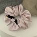 Piccolo fiocco ~ Fascia per intestino crasso in raso di alta qualità, accessorio da donna, semplice ed elegante, corda per capelli con pallina francese_voghion.com