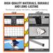 VEVOR Pickleball Net Set, 22FT Regulation Size Portable Pickleball System With Carrying Bag, Balls, And Wheels, Weather Resistant Steady Metal Frame & Strong PE Net, For Outdoor Backyard Driveway_voghion.com