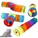 Spielzeug, Katzenspiel, Verbindungstunnel, Haushaltsröhre für Katzen, faltbarer Bohrer, Kätzchenloch, buntes Haustierspielzeug von PawParty Store_voghion.com