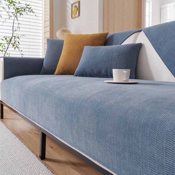 Hemtextil Fiskbensmönster Soffkuddar För Alla Årstider Halkfria Kuddar Enkelt Och Modernt Massivt Trä Läderöverdrag_voghion.com