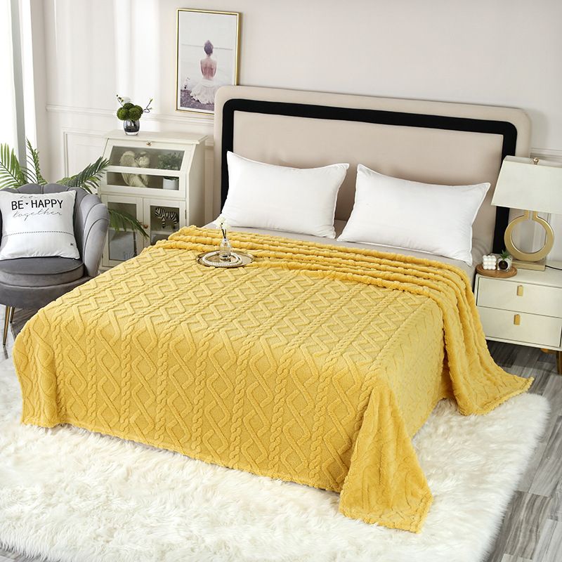 Doppelseitige Fleecedecke von Taf, ultraweicher Flanell-Überwurf für Sofa, Nickerchen, klimatisierte Räume, wendbar, ganzjährig kuschelige Decke_voghion.com
