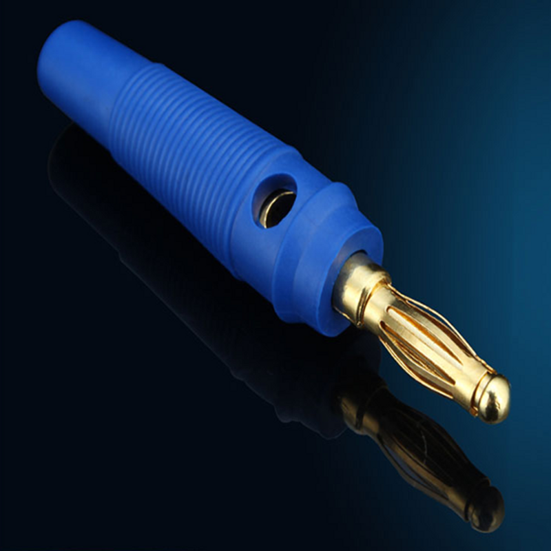 Connecteur d'amplificateur de tête Yongwei, câble audio pour haut-parleur, fiche banane, fiche plaquée or 4 mm_voghion.com